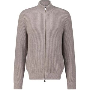 Fedeli, Heren, Truien, Grijs, Maat: 3XL Kasjmier,