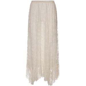 Chloé, Dames, Rokken, Wit, Maat: M Zijde,