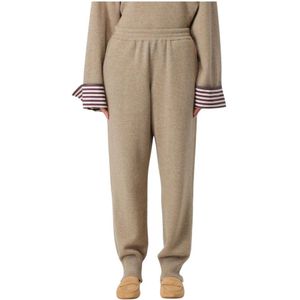 Brunello Cucinelli, Dames, Broeken, Bruin, Maat: S