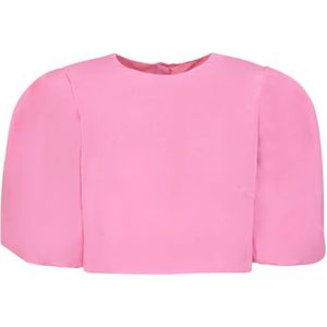 Msgm, Dames, Tops, Roze, Maat: S Linnen,
