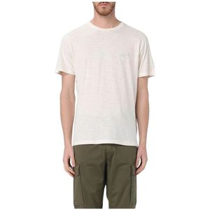 Woolrich, Heren, Tops, Wit, Maat: XL