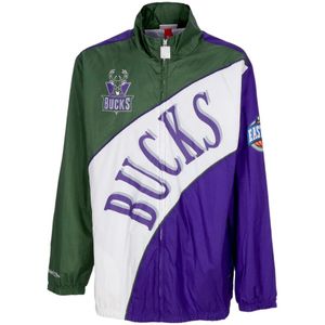 Mitchell & Ness, Heren, Jassen, Veelkleurig, Maat: XL Nylon,