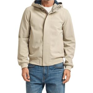 K-Way, Heren, Jassen, Beige, Maat: M Fleece,