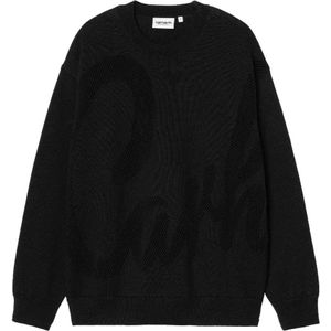 Carhartt Wip, Dames, Truien, Zwart, Maat: XS Katoen,