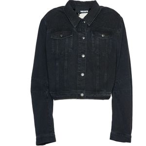 Rotate Birger Christensen, Dames, Jassen, Zwart, Maat: M Denim,
