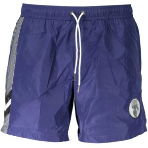 Karl Lagerfeld, Heren, Badkleding, Blauw, Maat: S Poliester,