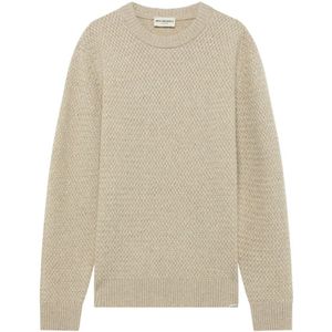 Roy Roger's, Heren, Truien, Beige, Maat: M Wol,