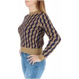 Pinko, Dames, Truien, Blauw, Maat: S Viscose,