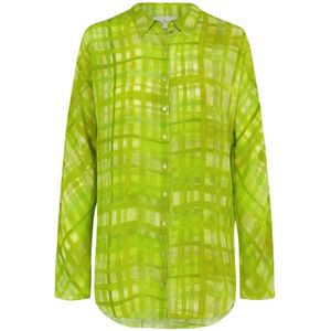 Cortana, Dames, Blouses & Shirts, Groen, Maat: XS Zijde,