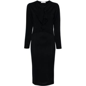 Lemaire, Dames, Jurken, Blauw, Maat: M