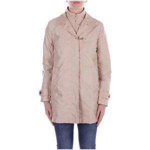 Fay, Dames, Mantels, Beige, Maat: XL Polyamide,