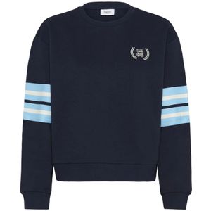 Saint Tropez, Dames, Sweatshirts & Hoodies, Blauw, Maat: L