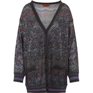 Missoni, Dames, Truien, Veelkleurig, Maat: XS Viscose,