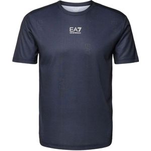 Emporio Armani Ea7, Heren, Tops, Blauw, Maat: 3XL