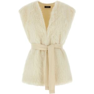 Peserico, Dames, Jassen, Wit, Maat: S Wol,