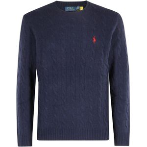 Polo Ralph Lauren, Heren, Truien, Blauw, Maat: M Wol,