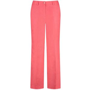 Gerry Weber, Dames, Broeken, Rood, Maat: L Linnen,