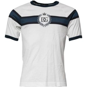 Dolce Gabbana Wit D G Logo T-Shirt