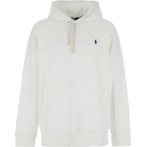 Polo Ralph Lauren, Heren, Sweatshirts & Hoodies, Wit, Maat: XL Katoen,