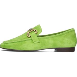 Bibi Lou - Loafers - Groen - Suède - Gouden Kettingdetail