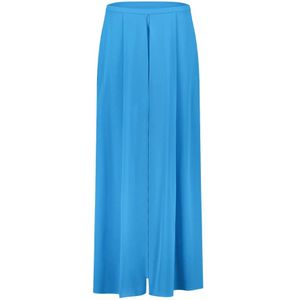vera mont, Dames, Broeken, Blauw, Maat: L Chiffon,