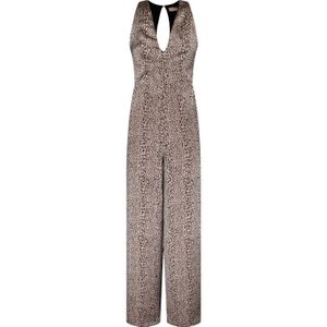 Twinset, Dames, Jumpsuits & Playsuits, Bruin, Maat: S Leer,