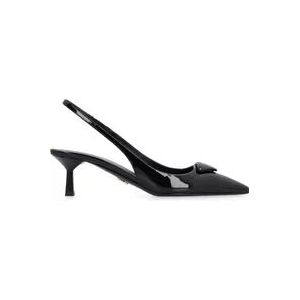 Prada Pumps , Black , Dames , Maat: 38 1/2 EU