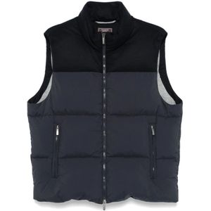 Peserico, Heren, Jassen, Blauw, Maat: 2XL Viscose,