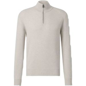 Brioni, Heren, Truien, Beige, Maat: 2XL Wol,