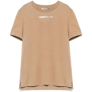 Max Mara, Dames, Tops, Bruin, Maat: M