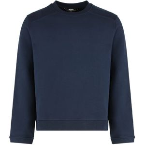 K-Way, Heren, Sweatshirts & Hoodies, Blauw, Maat: L Katoen,