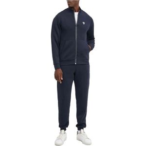 Emporio Armani Ea7, Heren, Sport, Blauw, Maat: L Viscose,