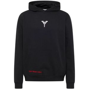 Carlo Colucci - Sweatshirt Fake News - Zwart - Katoen