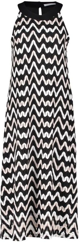 Betty & Co - Halterjurk - Veelkleurig - Dames - Midi - Mouwloos