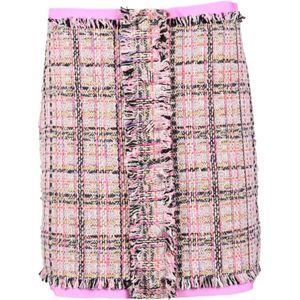 Msgm, Dames, Rokken, Roze, Maat: XS Katoen,
