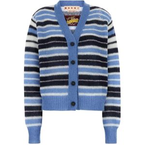 Marni, Dames, Truien, Veelkleurig, Maat: 3XS Mohair,