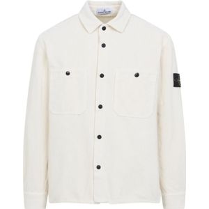 Stone Island - Licht Jack - Wit - Heren - Katoen