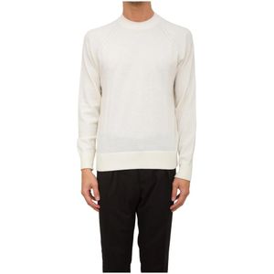 Paolo Pecora, Heren, Truien, Wit, Maat: L Wol,