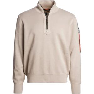 Parajumpers, Heren, Sweatshirts & Hoodies, Beige, Maat: S