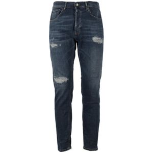 Dondup, Heren, Jeans, Blauw, Maat: W35 Denim,