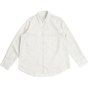 Studio Nicholson, Heren, Overhemden, Wit, Maat: S Katoen,