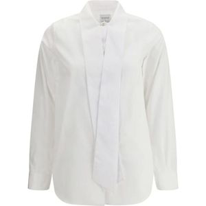 Sara Roka, Dames, Blouses & Shirts, Wit, Maat: S Katoen,