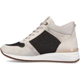 Remonte R3771 - Veterschoenen - Beige Combi - Lakleer/Glad Leer - Uitneembaar Voetbed