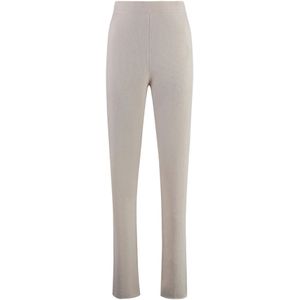 Malo, Dames, Broeken, Beige, Maat: M Kasjmier,