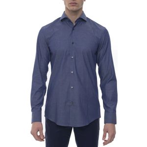 Hugo, Heren, Overhemden, Blauw, Maat: XS Katoen,