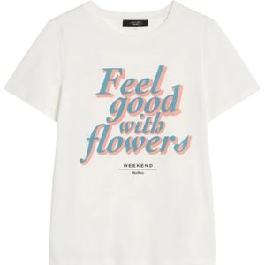 Max Mara, Dames, Tops, Wit, Maat: M Jersey,