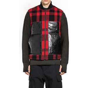 Junya Watanabe, Heren, Truien, Rood, Maat: L Wol,