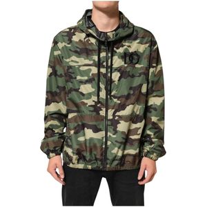 Dolce & Gabbana, Heren, Jassen, Groen, Maat: XL