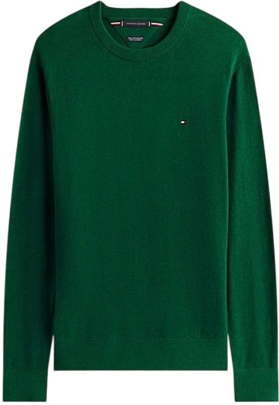 TOMMY HILFIGER Trui  donkergroen