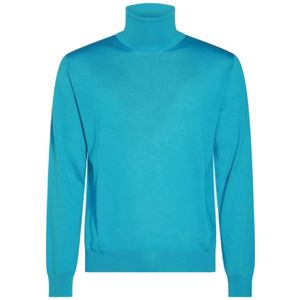 Valentino Garavani, Heren, Truien, Blauw, Maat: L Wol,